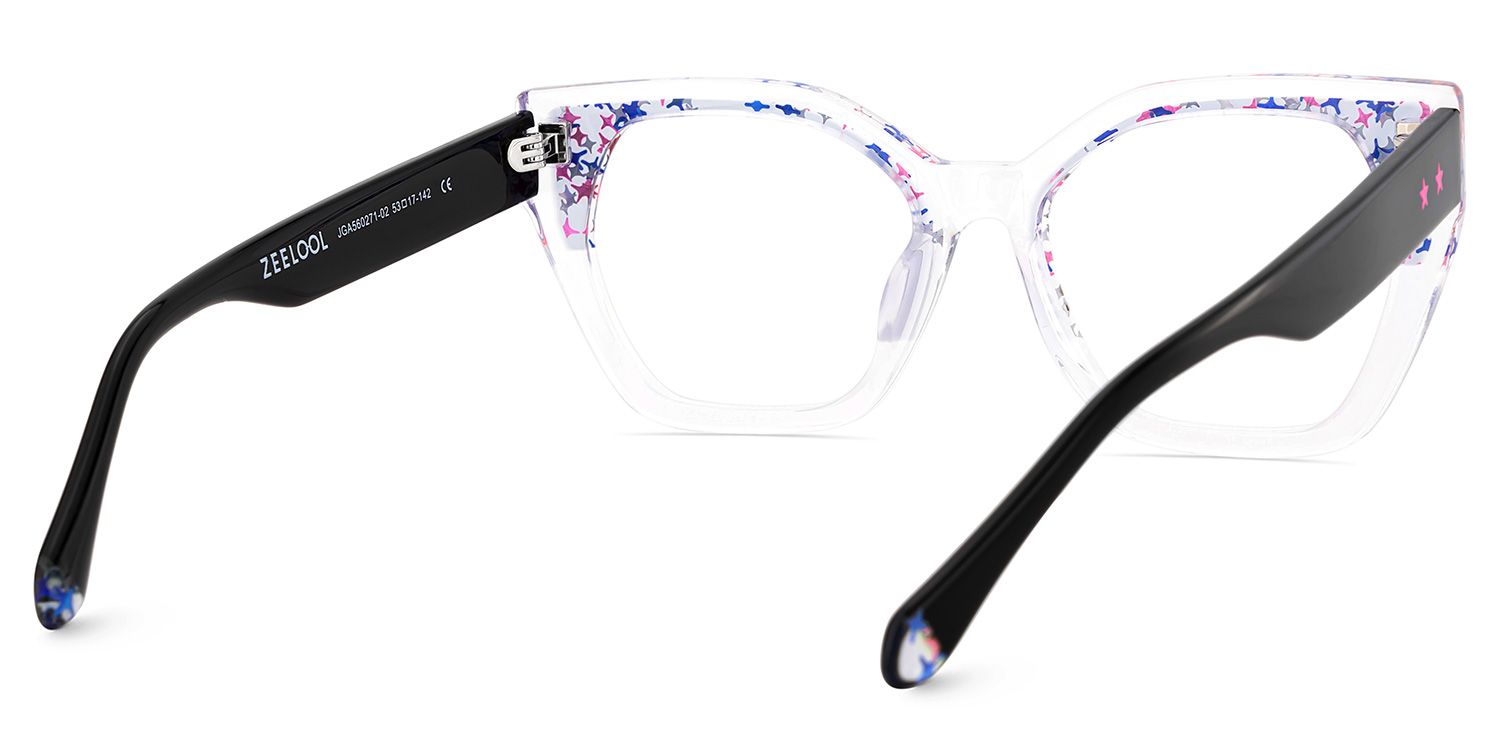 Butterfly Spectacle Frames With Clear Color5