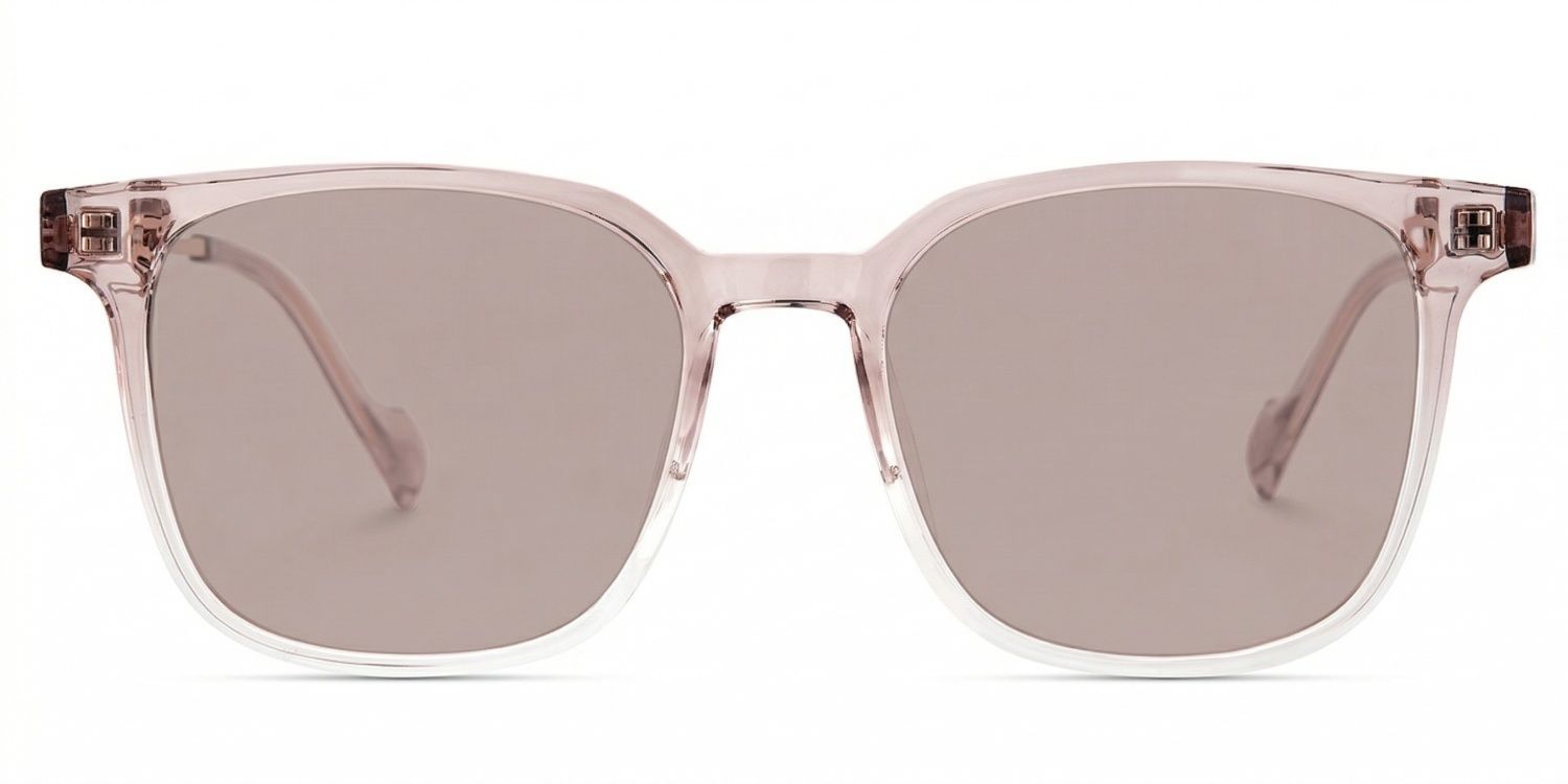 Chloe Pink Square Prescription Glasses | Zeelool0