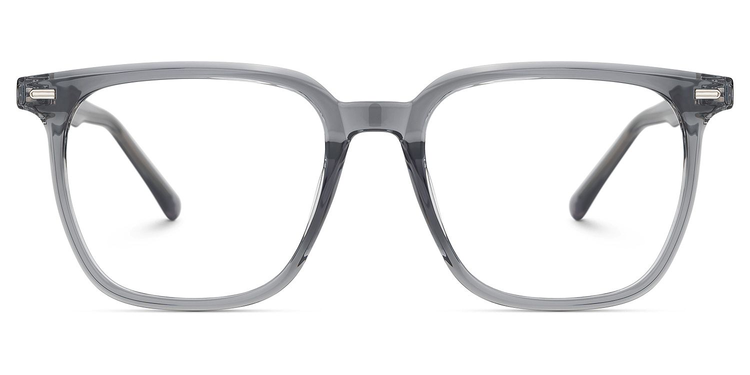 Square Grey Eyeglasses Jude TR-90 Frame Glasses1