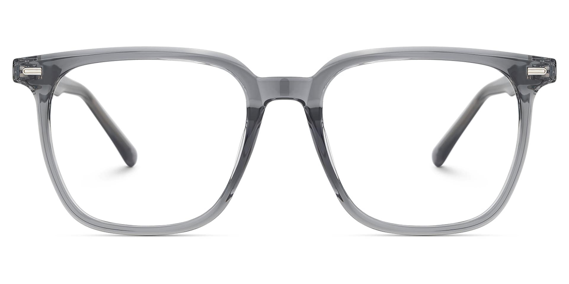 Square Grey Eyeglasses Jude TR-90 Frame Glasses1