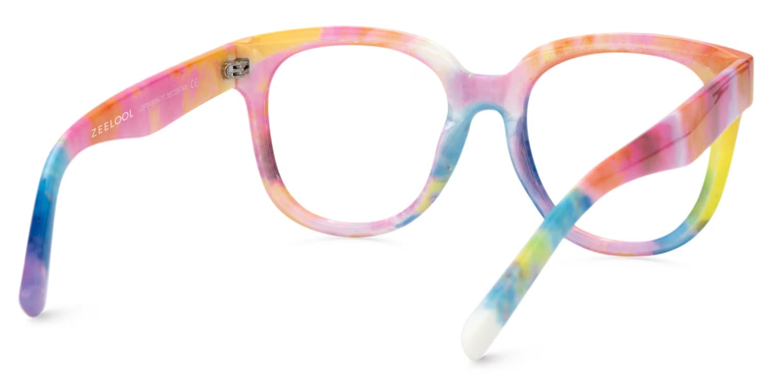 Rainbow Square Frame Glasses - Harrell on Sale | Zeelool3
