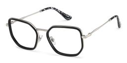 Levi Black Geometric Glasses3