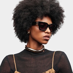 Maddox Square Black Polarized Sunglasses1