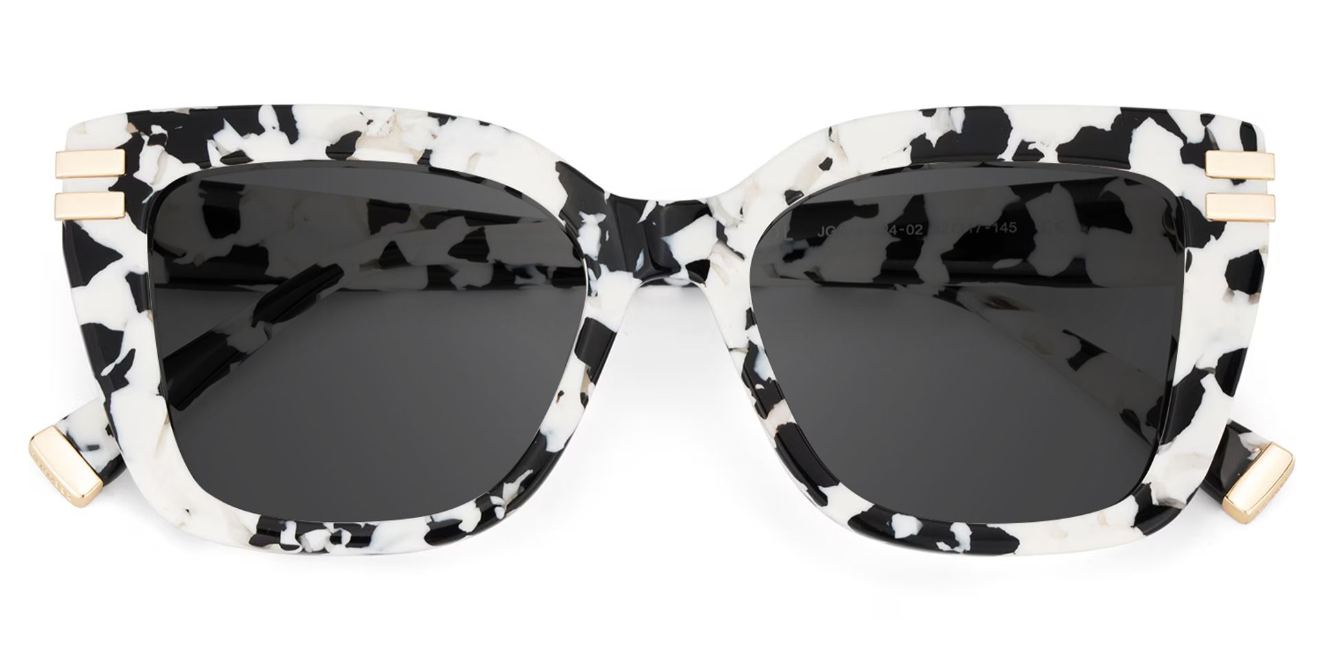 Cow Print Glasses with Square Frames1