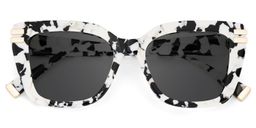 Cardozo Square Cow Print Glasses1