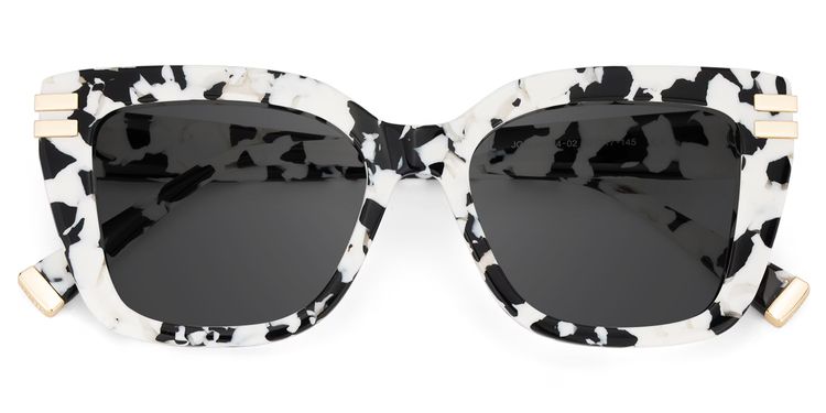 Cardozo Square Cow Print Glasses