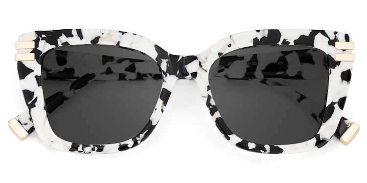 Cardozo Square Cow Print Glasses