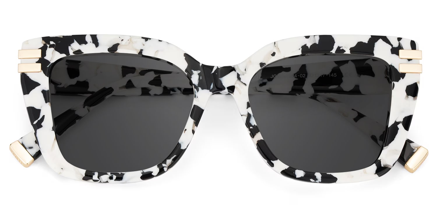 Cardozo Square Cow Print Glasses