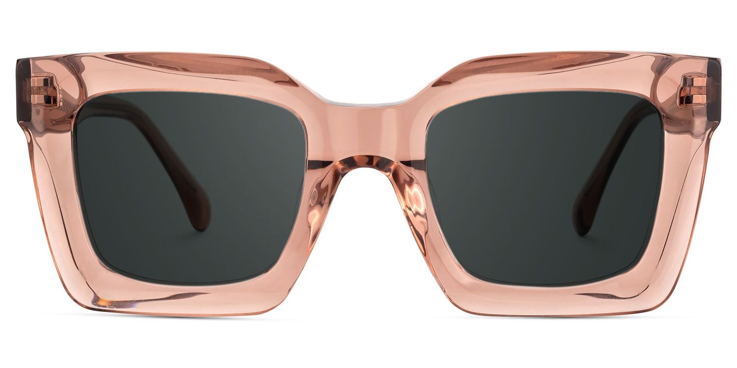 Lobo Tr90 Beige Square Frame Sunglasses | ZEELOOL0