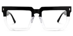 Daniela Rectangle Two-Tone Glasses1