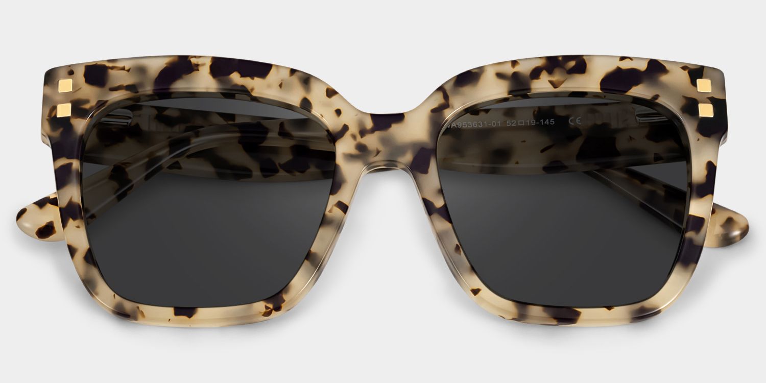 Minguela Square Brown-Tortoise Sunglasses | Zeelool Glasses1
