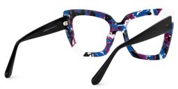 Vivian Square Graffiti Glasses3