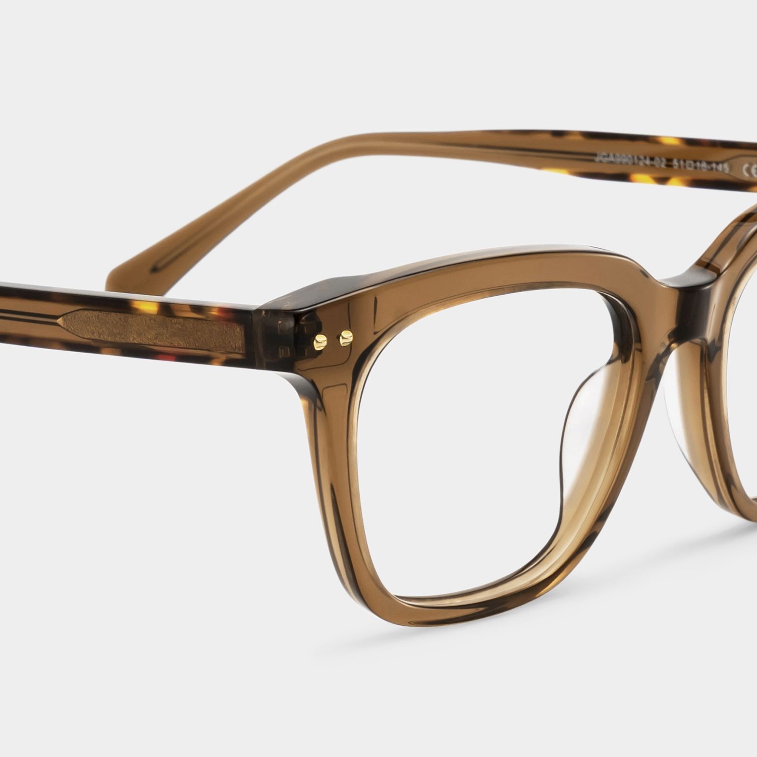 Angela Brown Rectangle Glasses | Simple Yet Luxurious5
