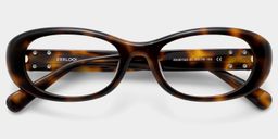 Catherine Tortoise Oval Glasses2