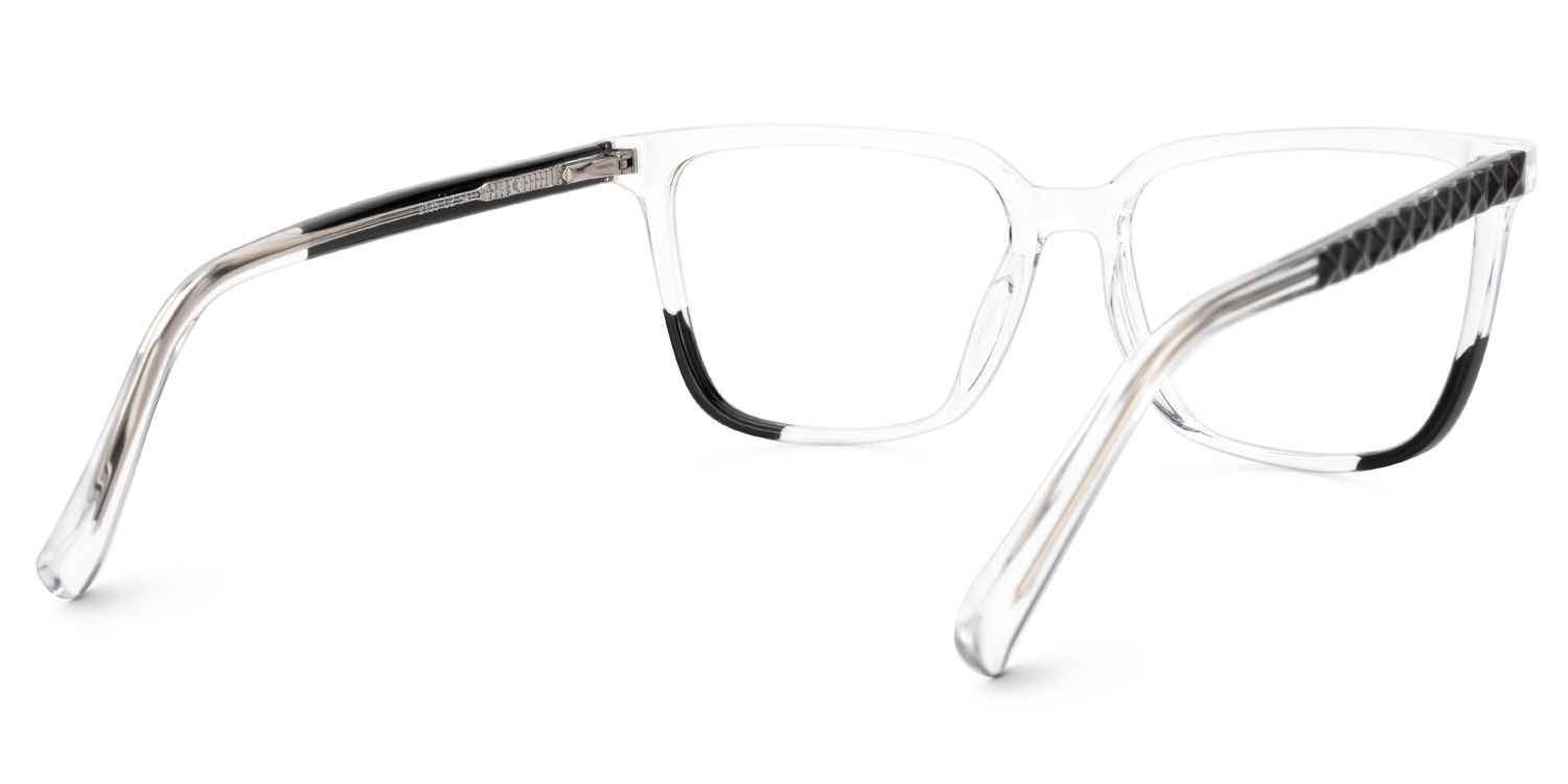 Krissy Clear Eyeglasses in Square Full-Frame  | Zeelool3