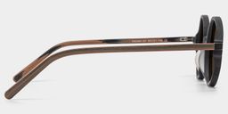 Otto Round Black Sunglasses3