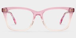 Layla Pink Square Glasses1