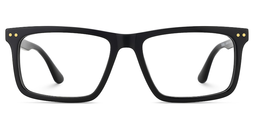 Emerson Rectangle Black Glasses