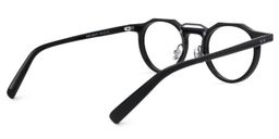 Jerria Round Black Glasses3