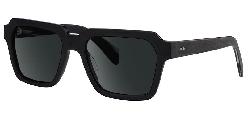 Richard Rectangle Sunglasses with Black Matte Frames2