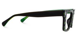 Kirkland Rectangle Green Glasses2