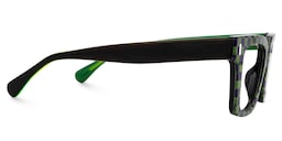 Kirkland Rectangle Green Glasses2