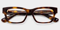 The Classic Tortoise Rectangle Glasses2