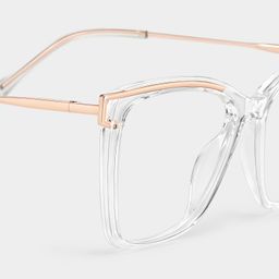 Krystle Clear Square Glasses7