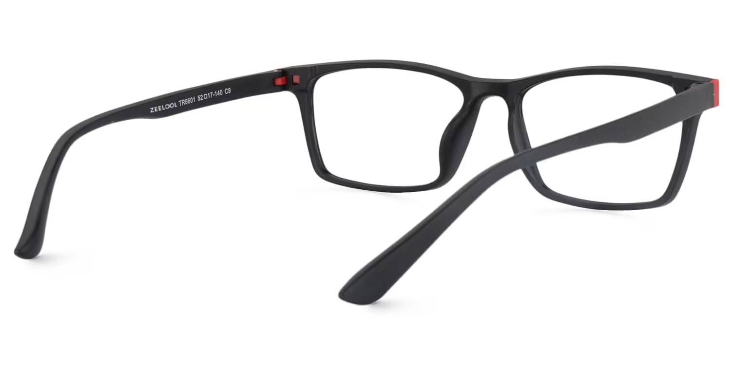 Cheche Rectangle Black Glasses5