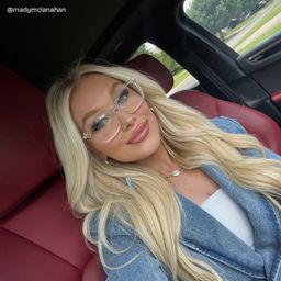 Amelia Cat eye Clear Glasses9