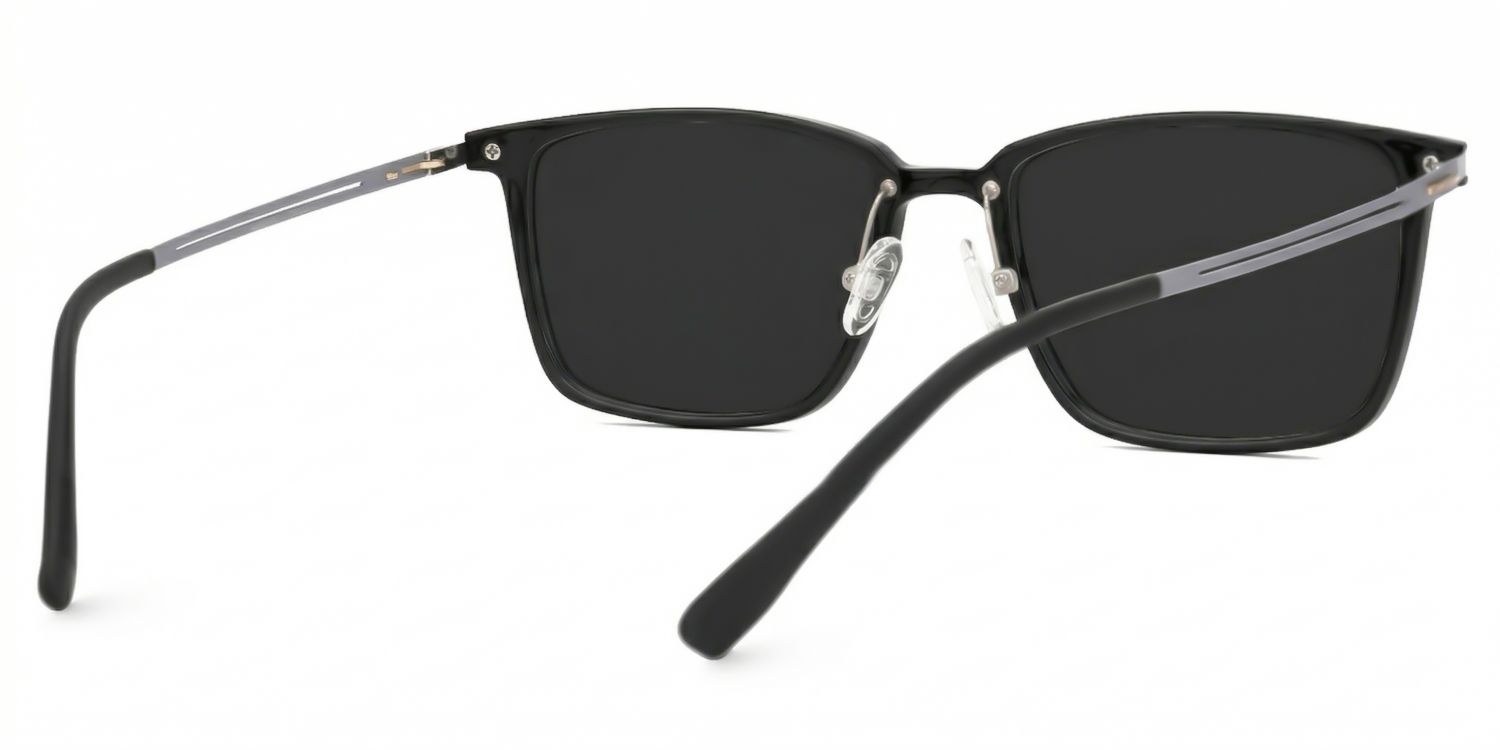 Black Ivonne Rectangle Frame Eyeglasses | Zeelool3