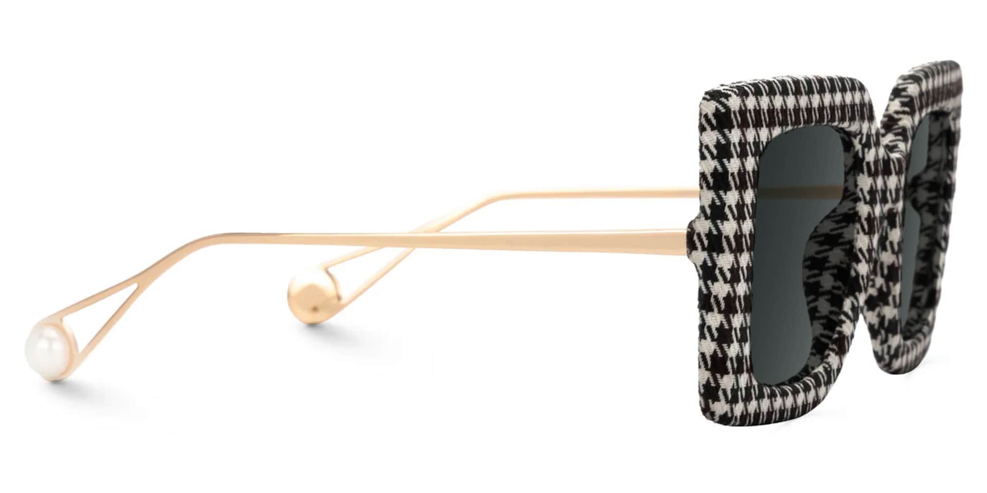 Latanya Two-Tone Sunglasses with Square Shape | Zeelool Optical2