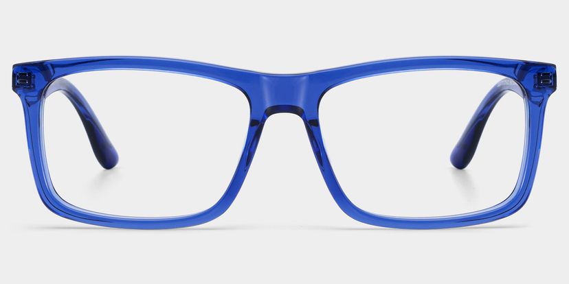 Morgan Rectangle Blue Glasses
