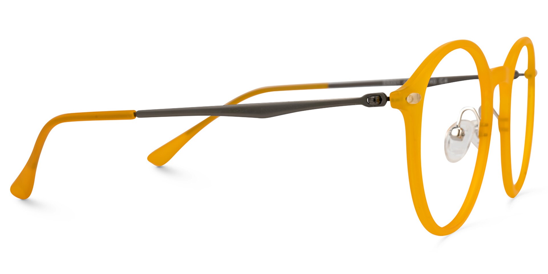 Dolores Round Yellow Glasses | Zeelool Glasses2