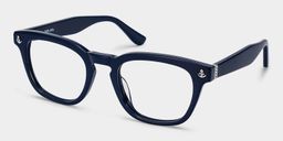 Pierce Blue Round Glasses3