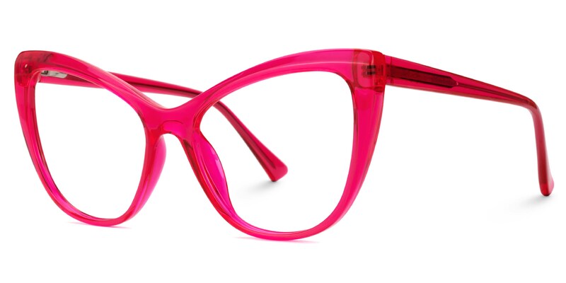 Shelby Cateye Bright-Pink Glasses