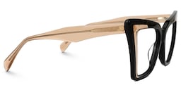 Brooklyn Cateye Black Glasses2