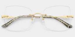 Tierney Butterfly Gold Glasses1