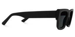 Garza Rectangle Black Glasses2