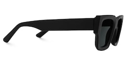 Garza Rectangle Black Glasses2
