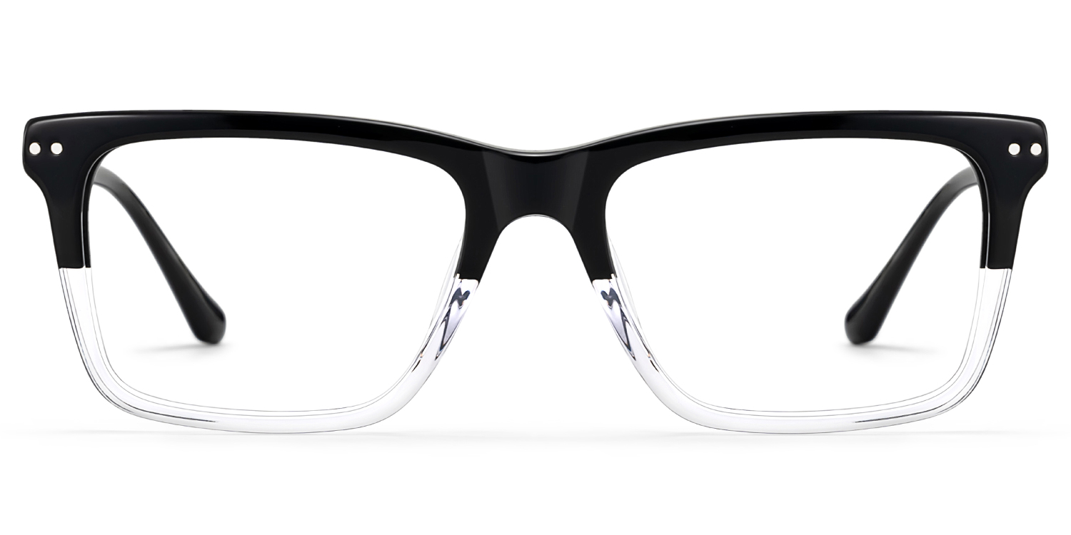 Harper Two-tone Frame Prescription Glasses with Rectangle Shape | ZEELOOL5