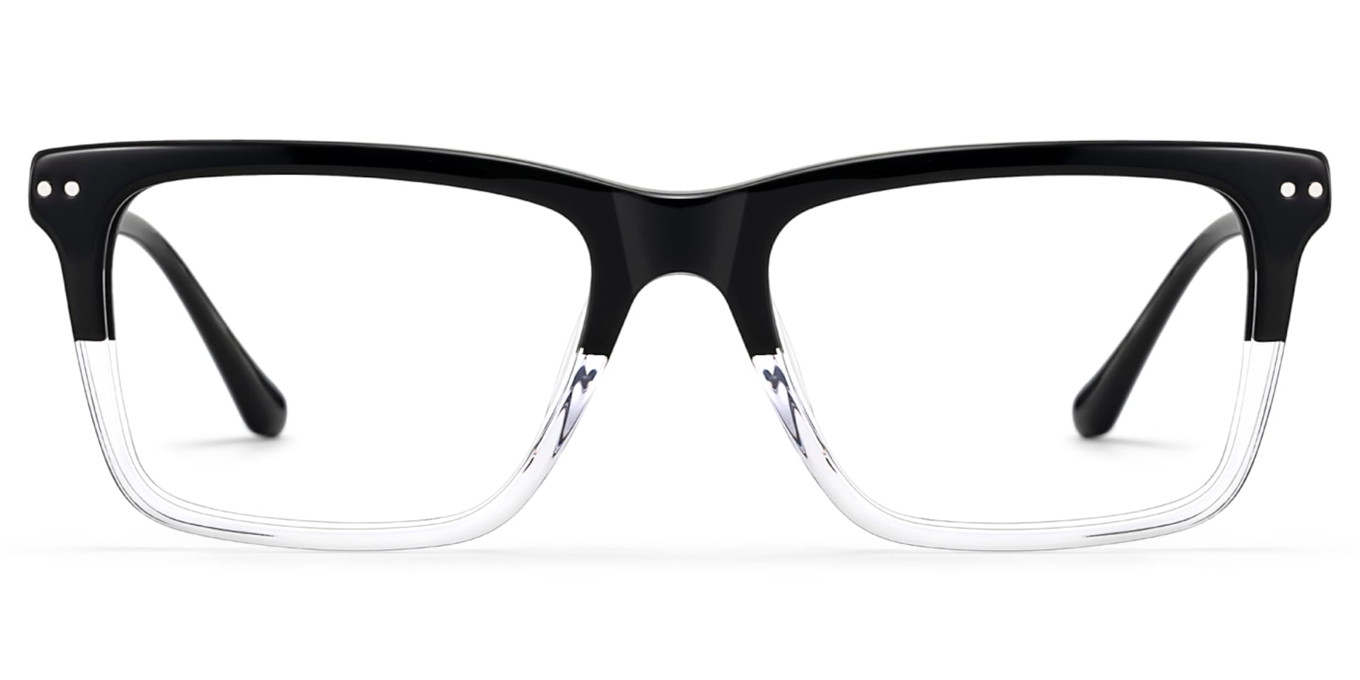 Harper Two-tone Frame Prescription Glasses with Rectangle Shape | ZEELOOL5