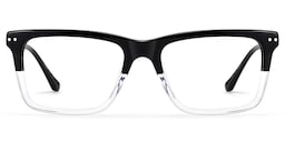 Harper Rectangle Two tone Glasses5