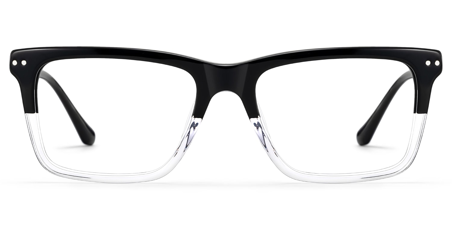 Harper Rectangle Two tone Glasses5