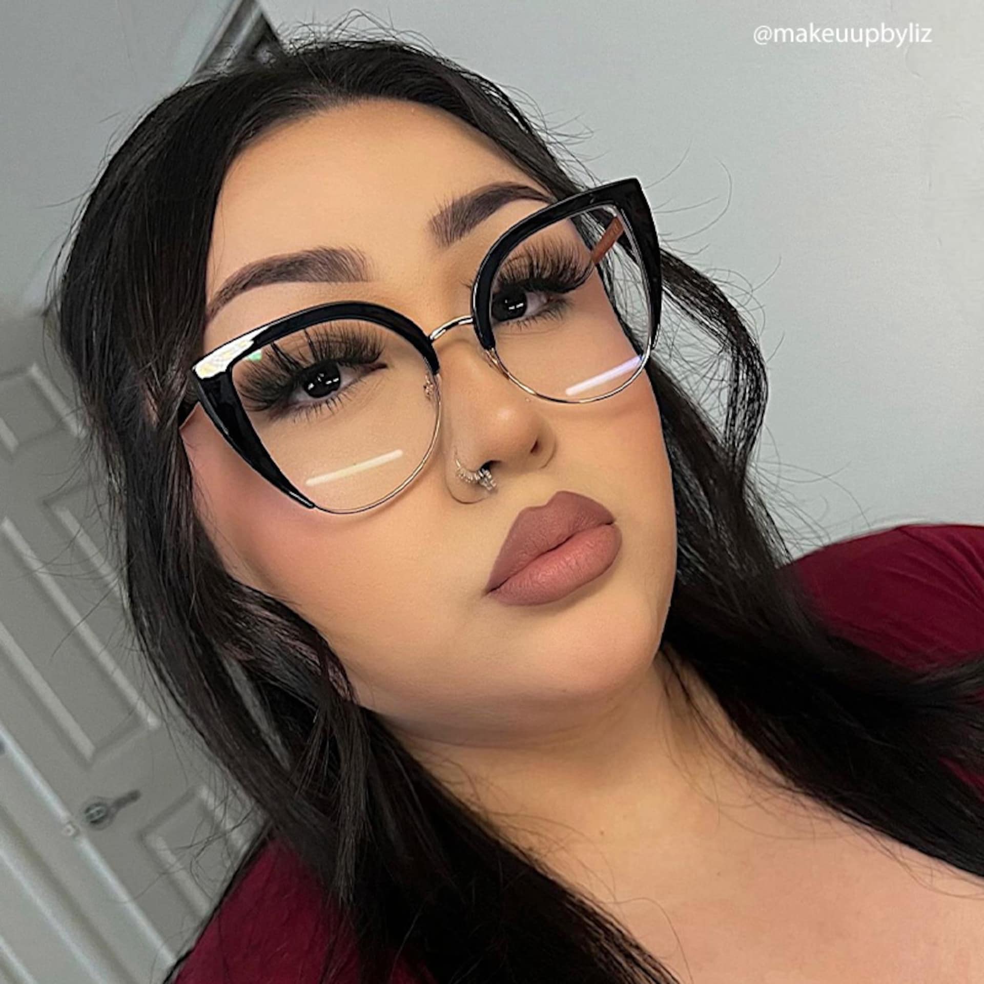 Brewer Cateye Black Frame Glasses | Zeelool Optical7