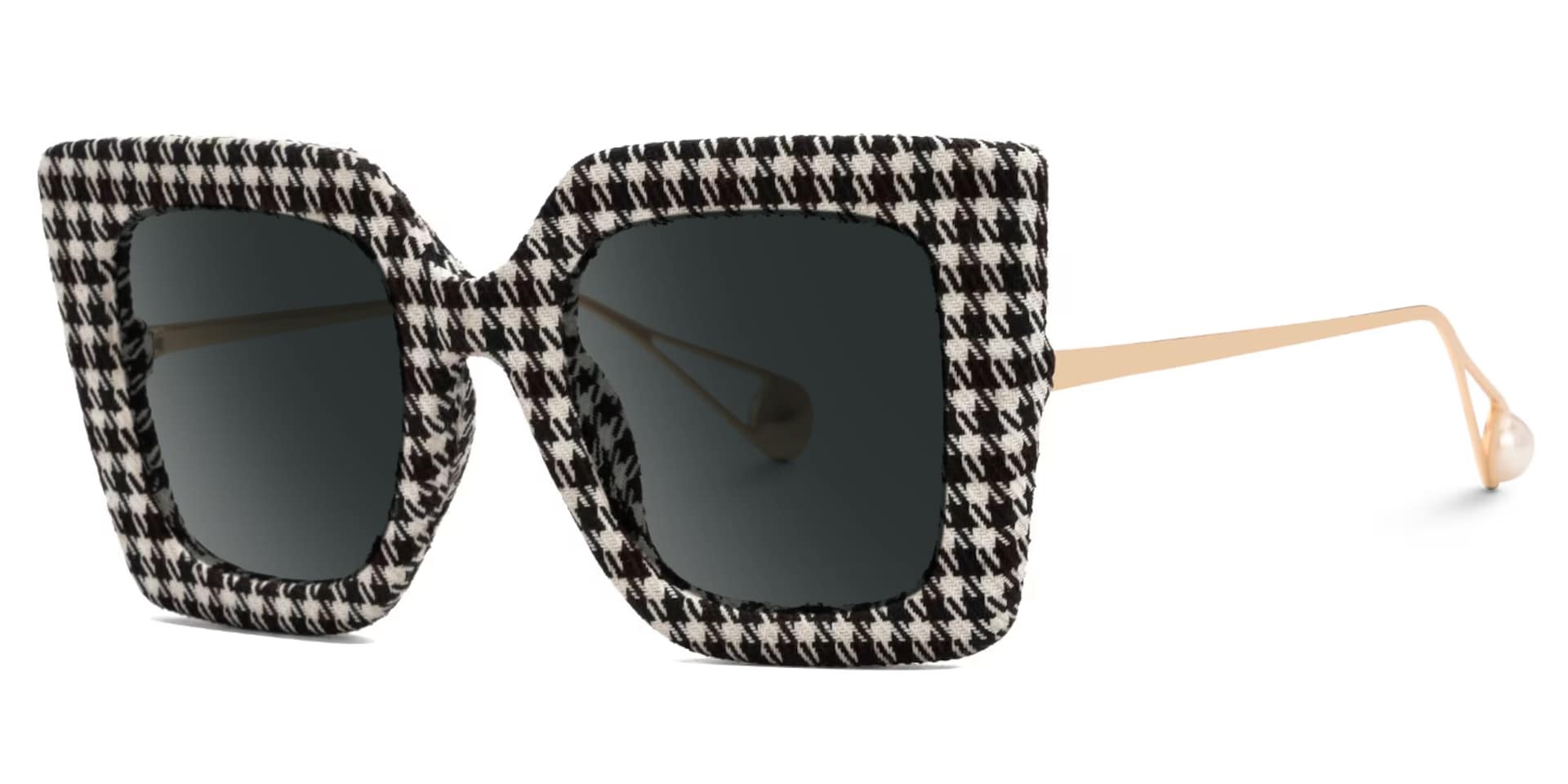 Latanya Two-Tone Sunglasses with Square Shape | Zeelool Optical1