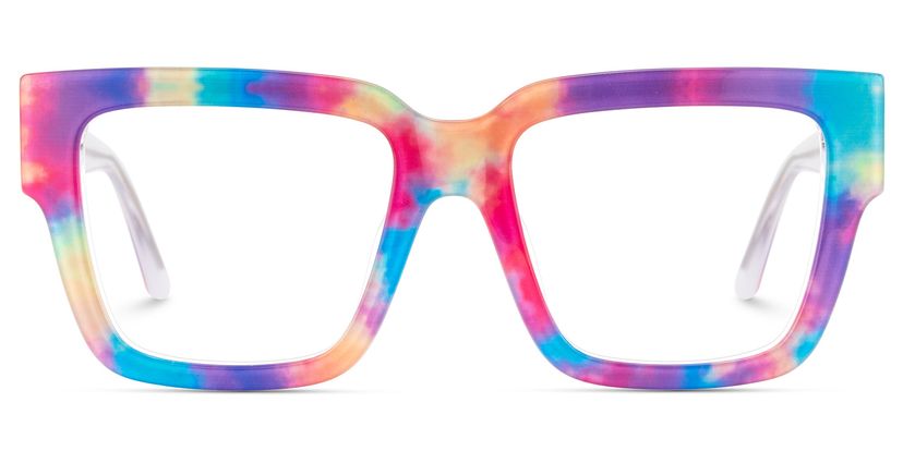 Pop Rectangle Colorful Glasses