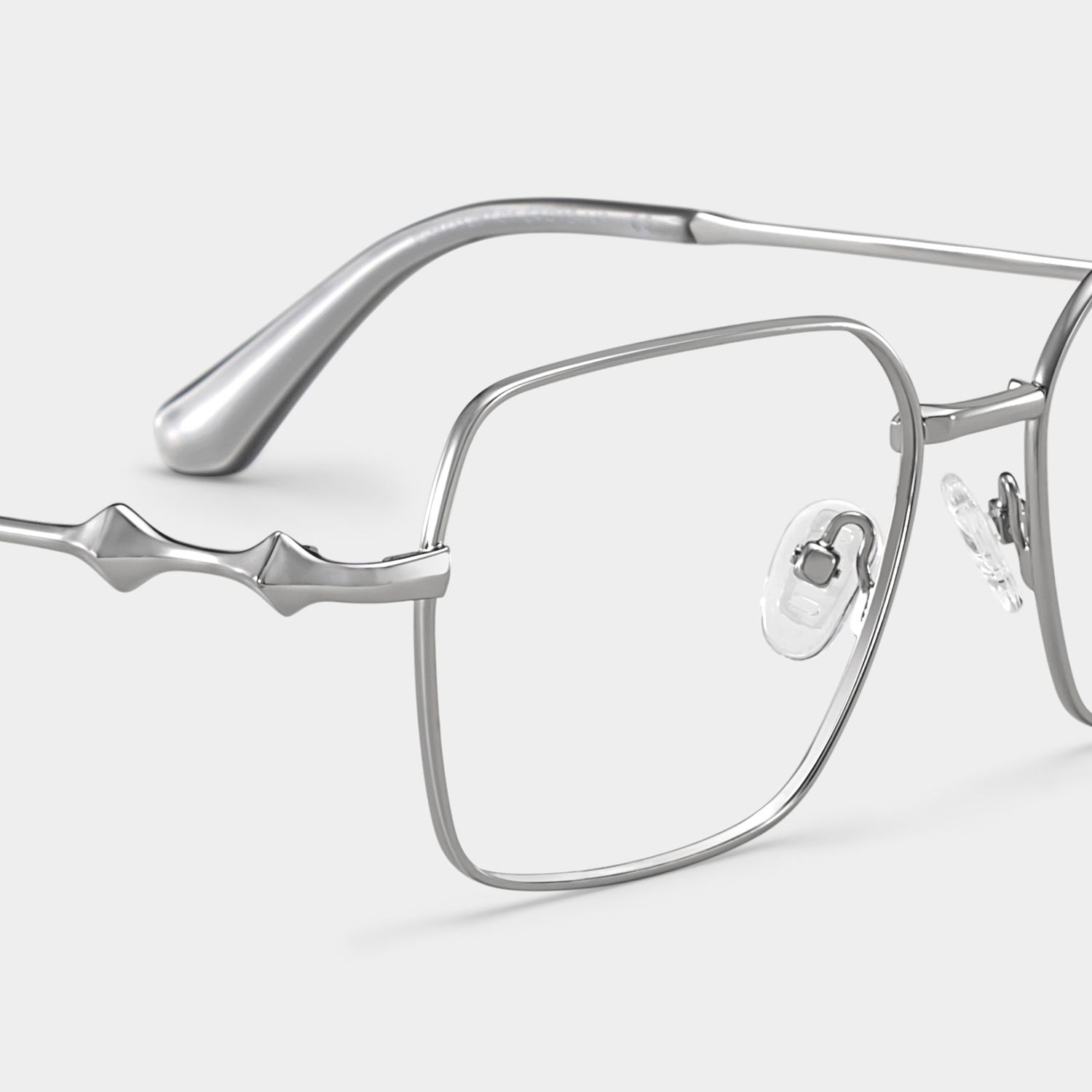 Kayla metal geometric glasses Frame Glasses Online | ZEELOOL4