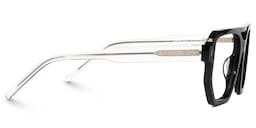 Stacia Aviator Black Glasses2