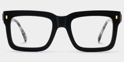 Shirmme Square Black Glasses2